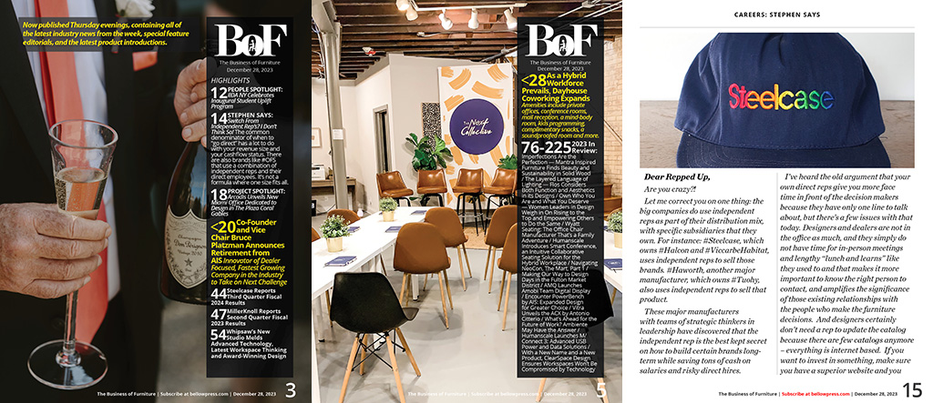 Bellow of Press The Business Workplaces of Previous Furniture Magazine and Editions -